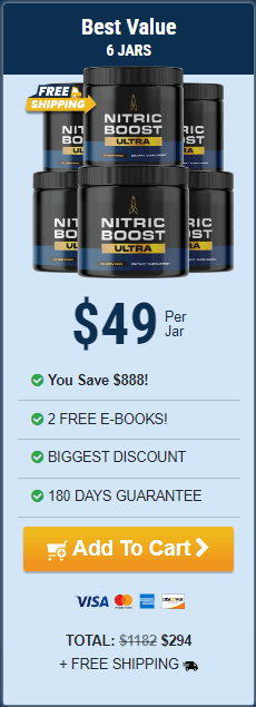 Nitric Boost Ultra 6 jars