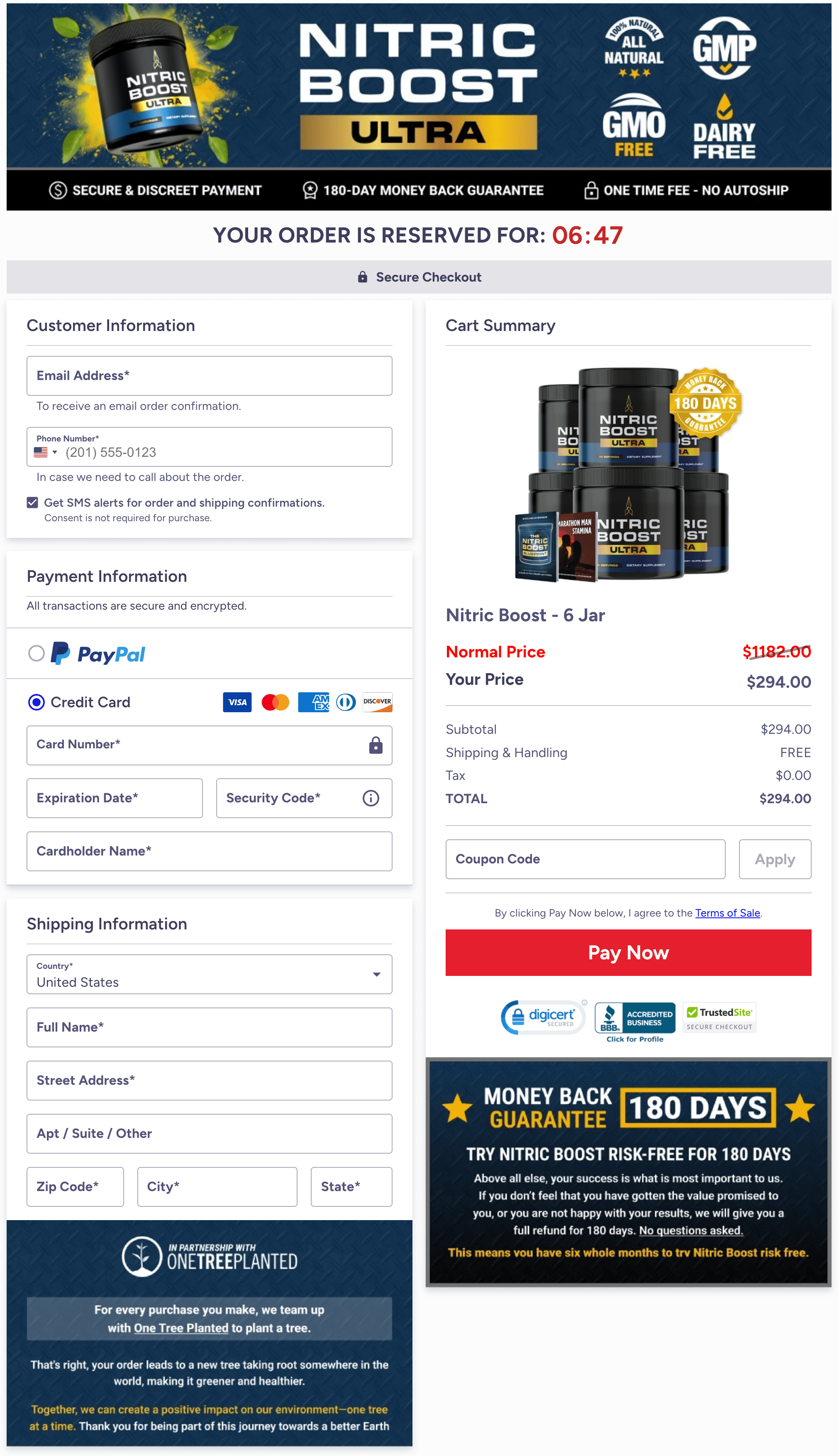 Nitric Boost Order - Buy Now